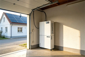 MARMOTTES SOLAR Residential Community Microgrid with home battery cabinets and revenue calculation